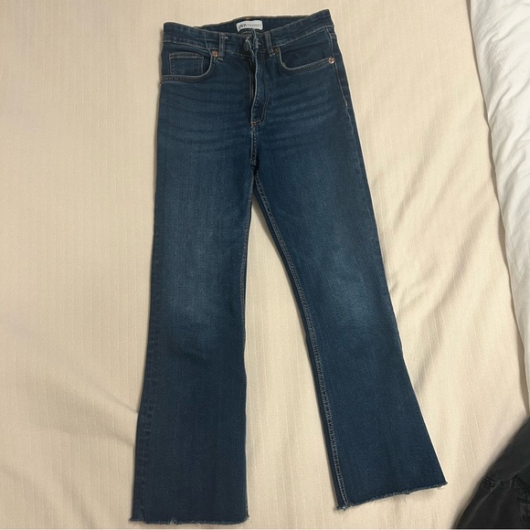 Zara Women’s Size 4 Wide Leg Jeans - Picture 3 of 5